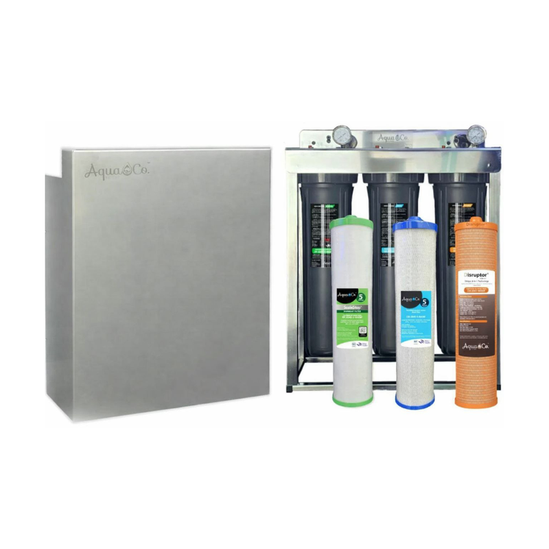 AquaCo Premium PFAS Three Stage Whole House Water Filter
