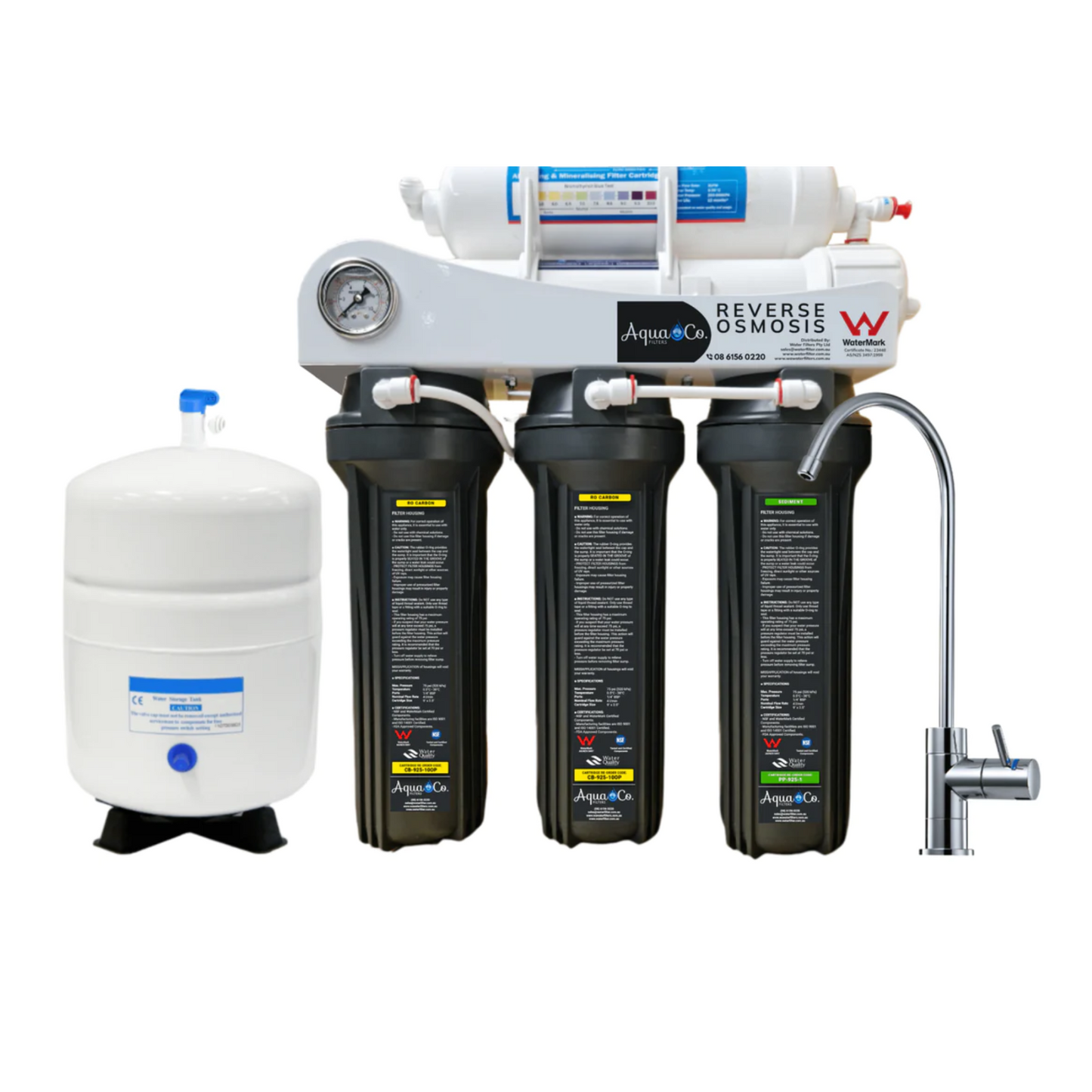 5 Stages RO (Reverse Osmosis Filtration System)