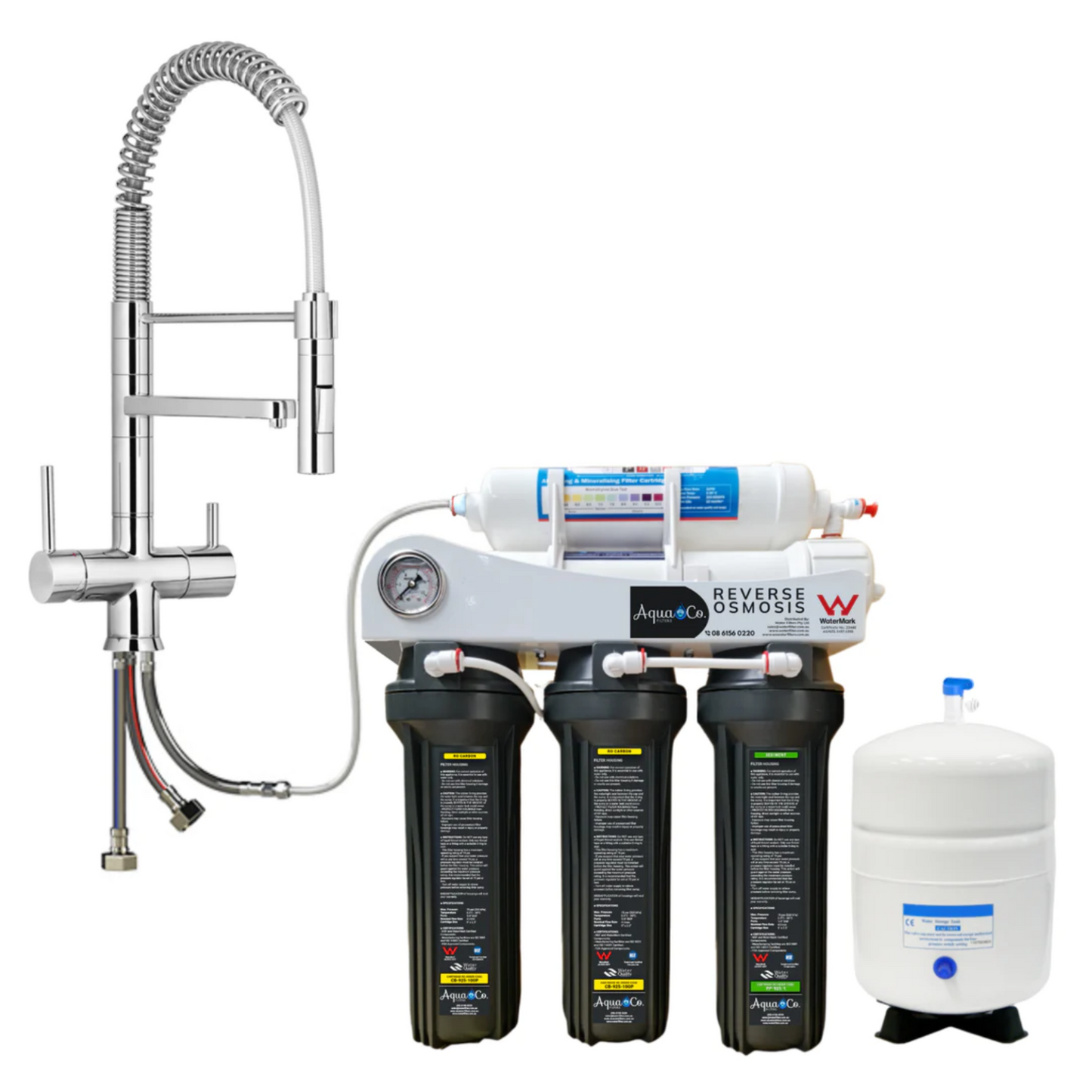 5 Stages RO (Reverse Osmosis Filtration System)